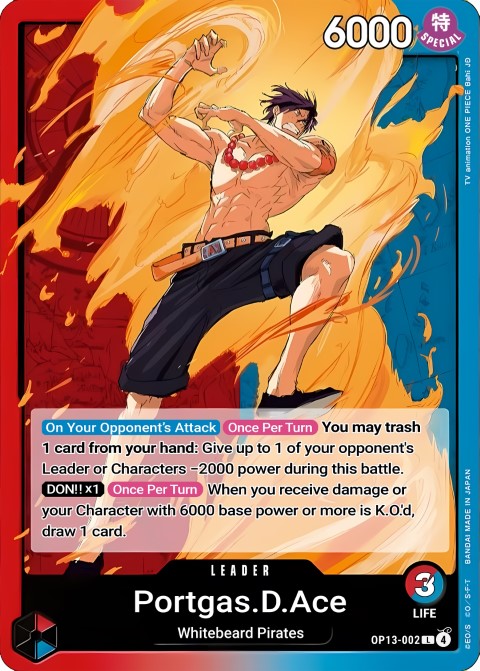 OP13-002 Portgas D. Ace