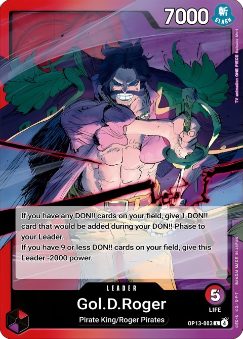 Gol.D.Roger OP13-003 leader card
