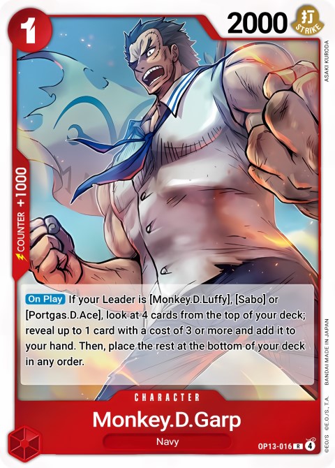 OP13-016 Monkey.D.Garp