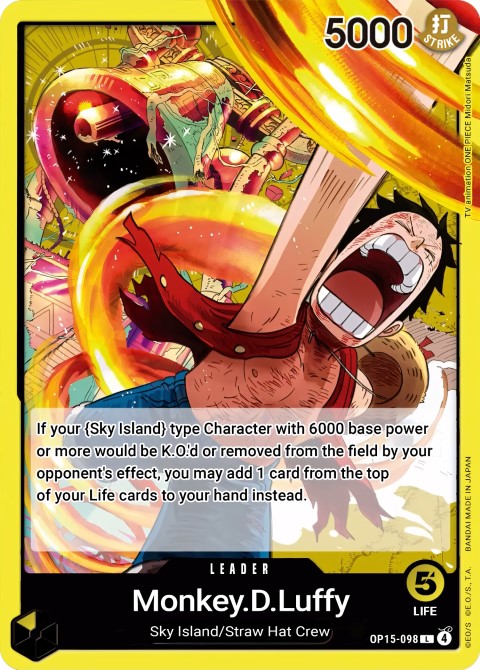 OP15-098 Monkey D. Luffy