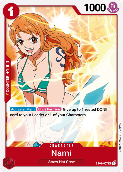 Sample hand card