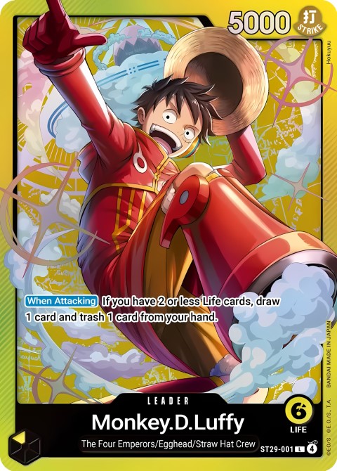Monkey.D.Luffy ST29-001 leader card